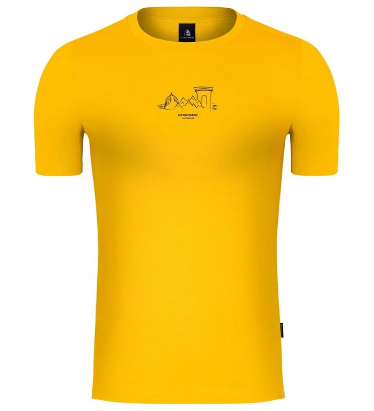 ETXEONDO Camisola Manga Curta Tour Unisex amarelo