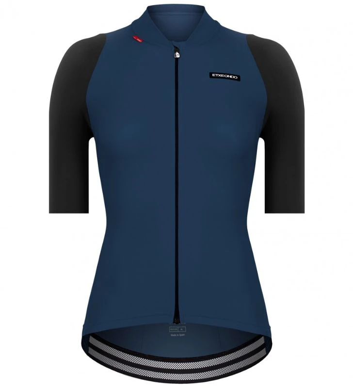 ETXEONDO Maillot Manga Corta Alda Mujer petroleo