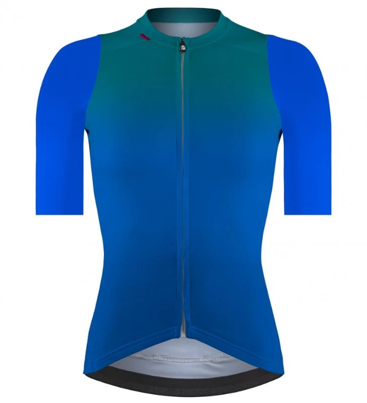 ETXEONDO Maillot Manga Curta Lausoa Mulher azul água