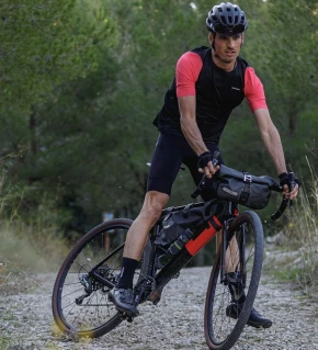 ETXEONDO Maillot Manga Curta Barden preto / castanho