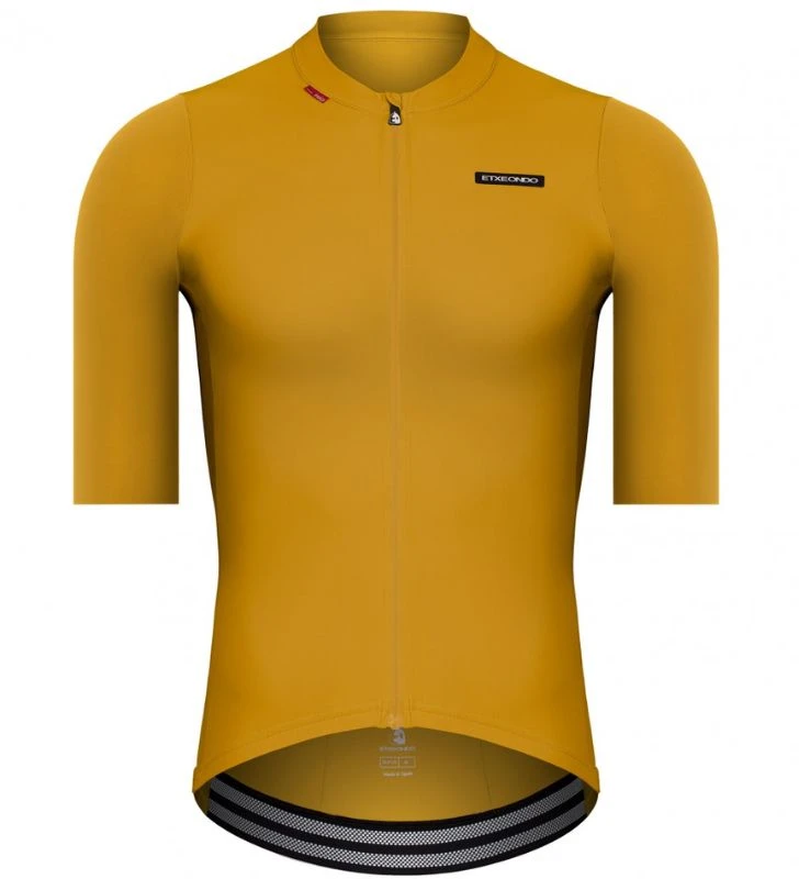 ETXEONDO Maillot Manga Corta Alde 110LW amarillo mostaza