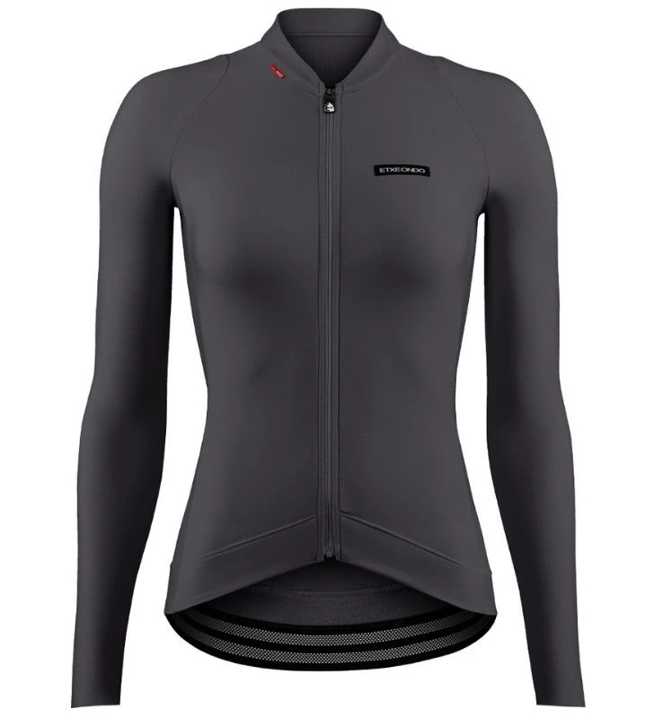 ETXEONDO Maillot Manga Larga Térmico Alda Thermo Mujer gris antracita