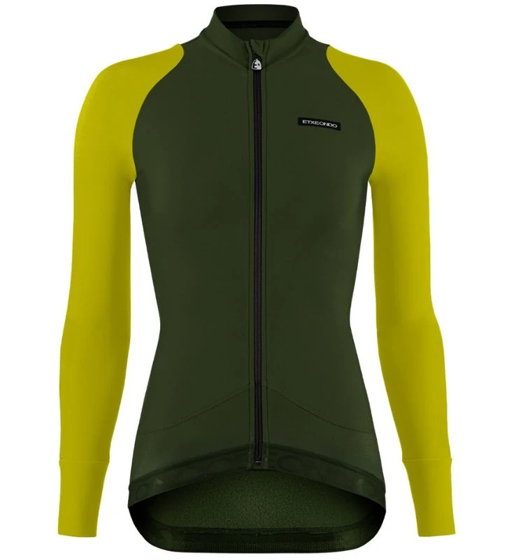 ETXEONDO Maillot Manga Longa Térmica Lakua Mulher verde caqui / pistáchio