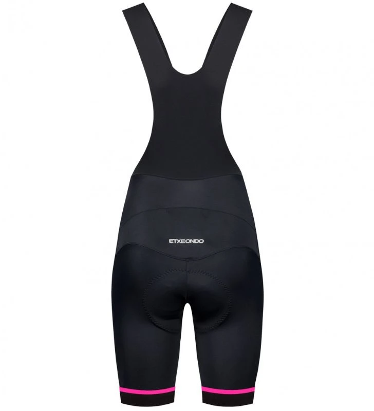 ETXEONDO Culote Corto Koma 1.0 Mujer negro / rosa