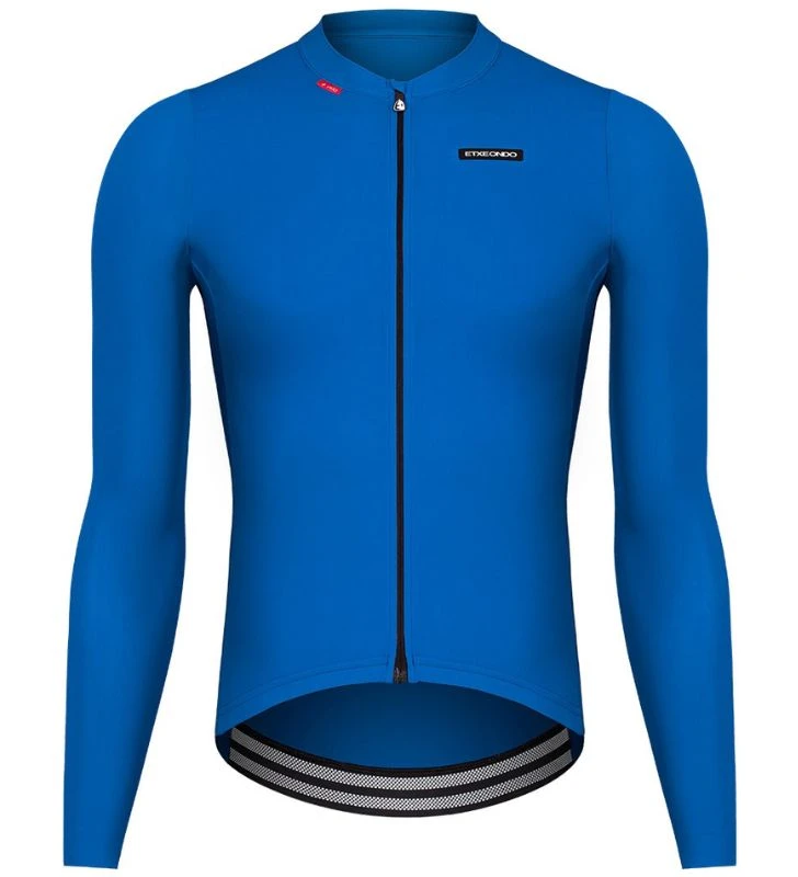 ETXEONDO Maillot Manga Longa Alde azul