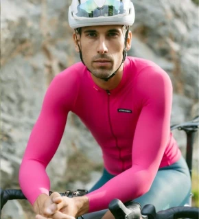 ETXEONDO Maillot Manga Larga Alde fucsia