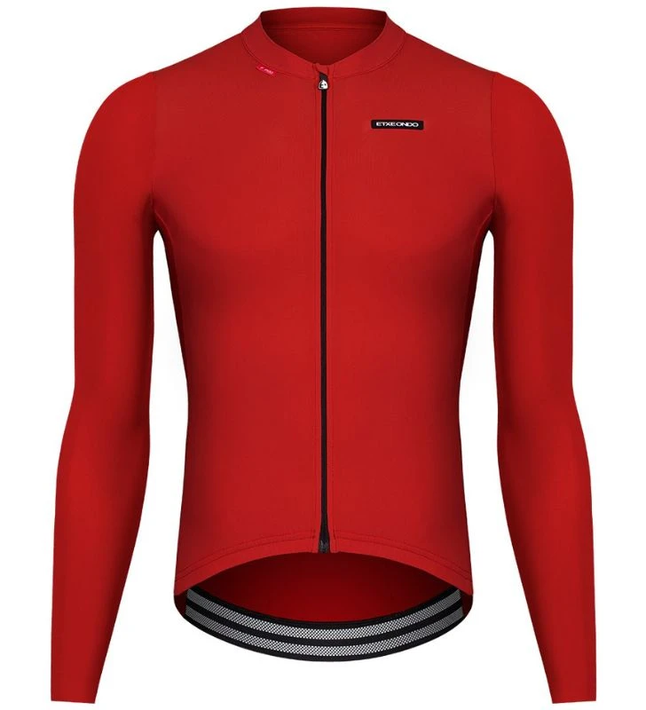 ETXEONDO Maillot Manga Larga Alde rojo