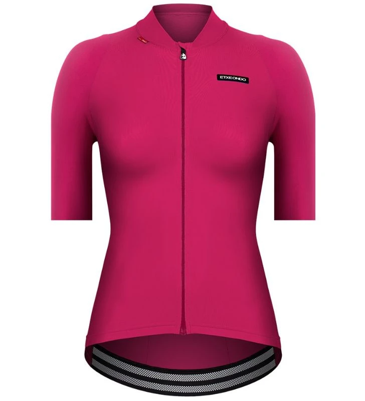 ETXEONDO Maillot Manga Corta Mujer Alda 110LW fucsia