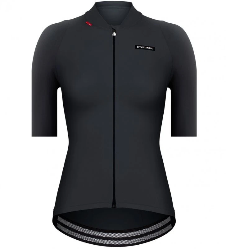 ETXEONDO Maillot Manga Corta Mujer Alda 110LW gris antracita