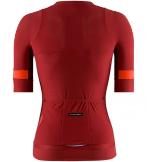 ETXEONDO Maillot Manga Curta Mulher Mendia caldeira vermelho / laranja