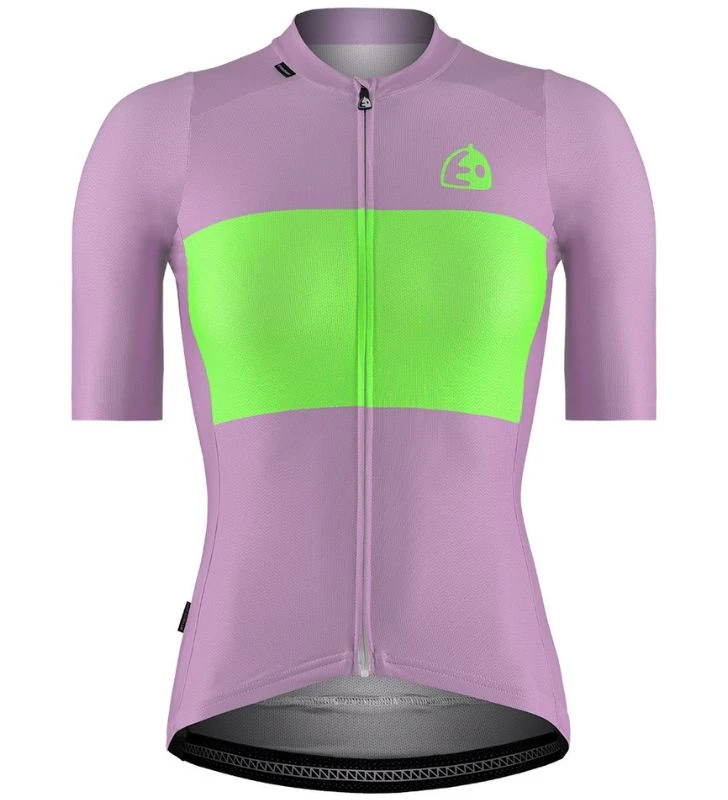 ETXEONDO Maillot Manga Corta Mujer Bika malva