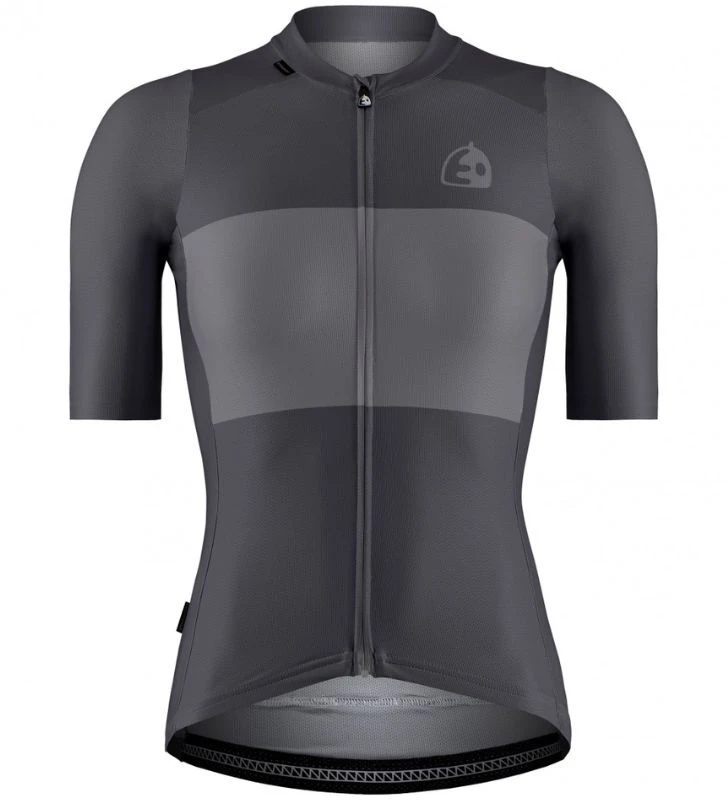 ETXEONDO Maillot Manga Corta Mujer Bika gris antracita