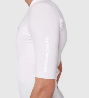 PISSEI Maillot Manga Corta Hombre Primapelle blanco