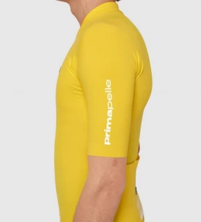 PISSEI Maillot Manga Corta Hombre Primapelle amarillo