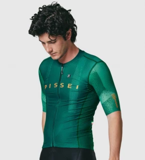 PISSEI Maillot Manga Corta Hombre Sanremo verde