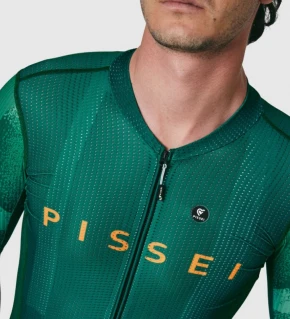 PISSEI Maillot Manga Corta Hombre Sanremo verde