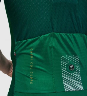 PISSEI Maillot Manga Corta Hombre Sanremo verde