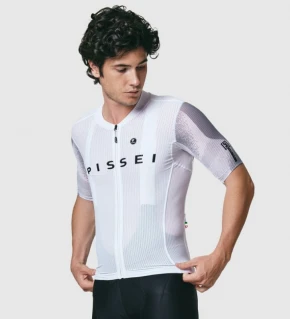 PISSEI Maillot Manga Curta Homem Sanremo branco