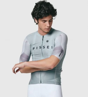 PISSEI Maillot Manga Corta Hombre Sanremo gris