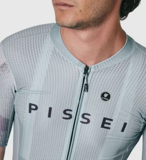 PISSEI Maillot Manga Corta Hombre Sanremo gris