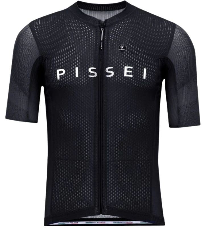 PISSEI Maillot Manga Corta Hombre Sanremo negro