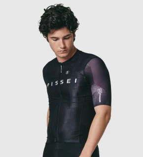 PISSEI Maillot Manga Corta Hombre Sanremo negro