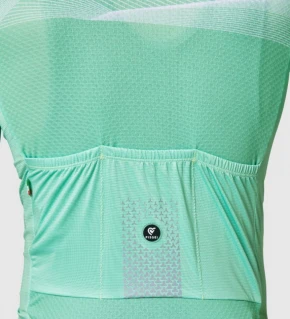 PISSEI Maillot Manga Corta Hombre Tempo verde agua