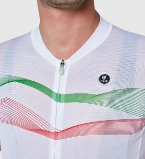 PISSEI Maillot Manga Corta Hombre Tempo blanco Italia