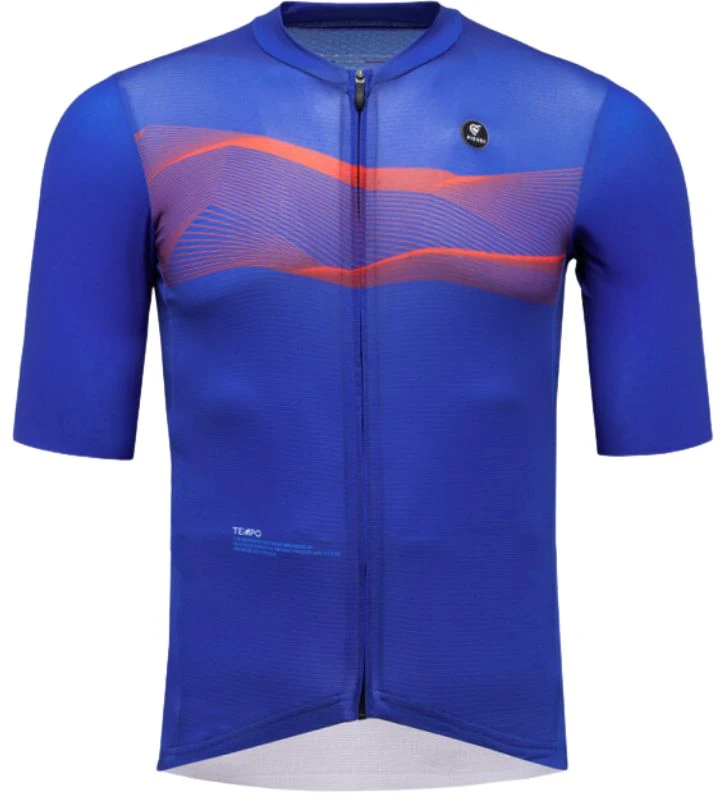 PISSEI Maillot Manga Corta Hombre Tempo azul