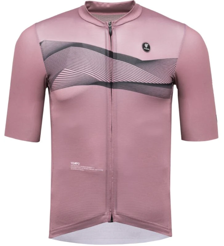 PISSEI Maillot Manga Corta Hombre Tempo rosa