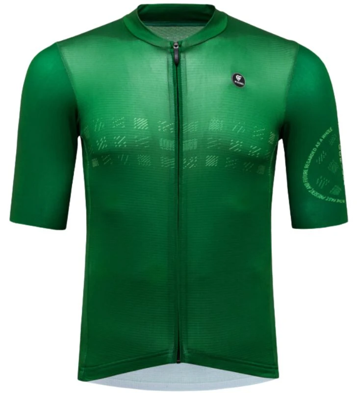 PISSEI Maillot Manga Corta Hombre Tempo Animal verde