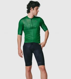 PISSEI Maillot Manga Corta Hombre Tempo Animal verde