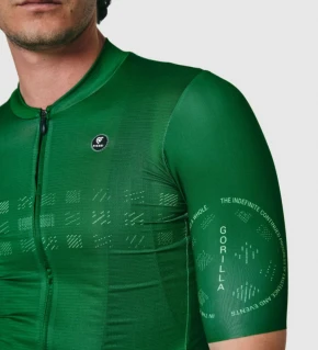 PISSEI Maillot Manga Corta Hombre Tempo Animal verde