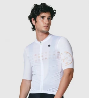 PISSEI Maillot Manga Corta Hombre Tempo Animal blanco