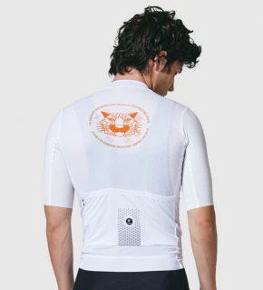 PISSEI Maillot Manga Corta Hombre Tempo Animal blanco