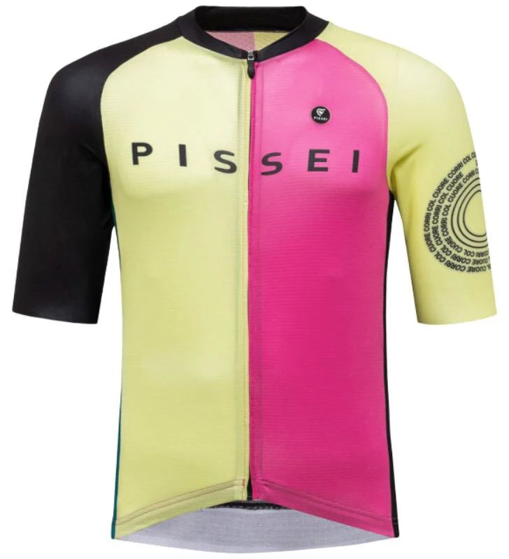 PISSEI Maillot Manga Corta Hombre Tempo Surreal Geometric