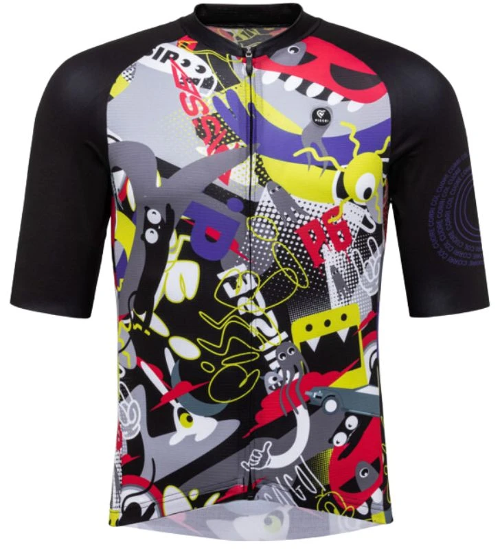 PISSEI Maillot Manga Curta Homem Tempo Surreal Cartoon