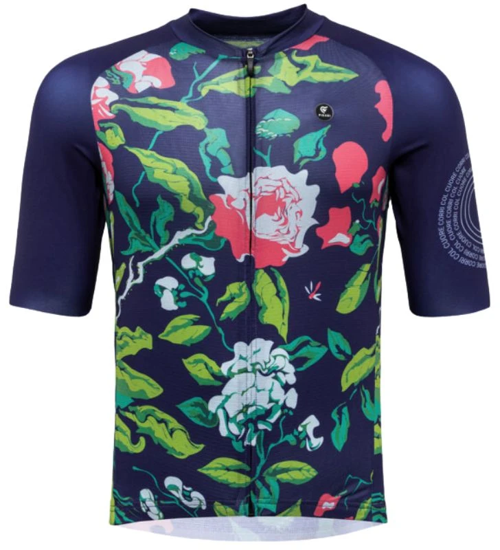 PISSEI Maillot Manga Corta Hombre Tempo Surreal Flower