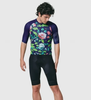 PISSEI Maillot Manga Corta Hombre Tempo Surreal Flower