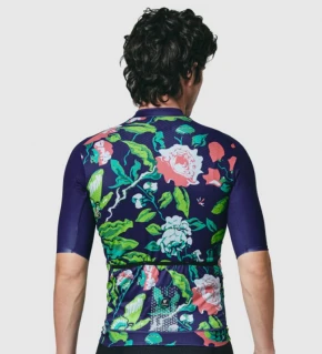 PISSEI Maillot Manga Corta Hombre Tempo Surreal Flower