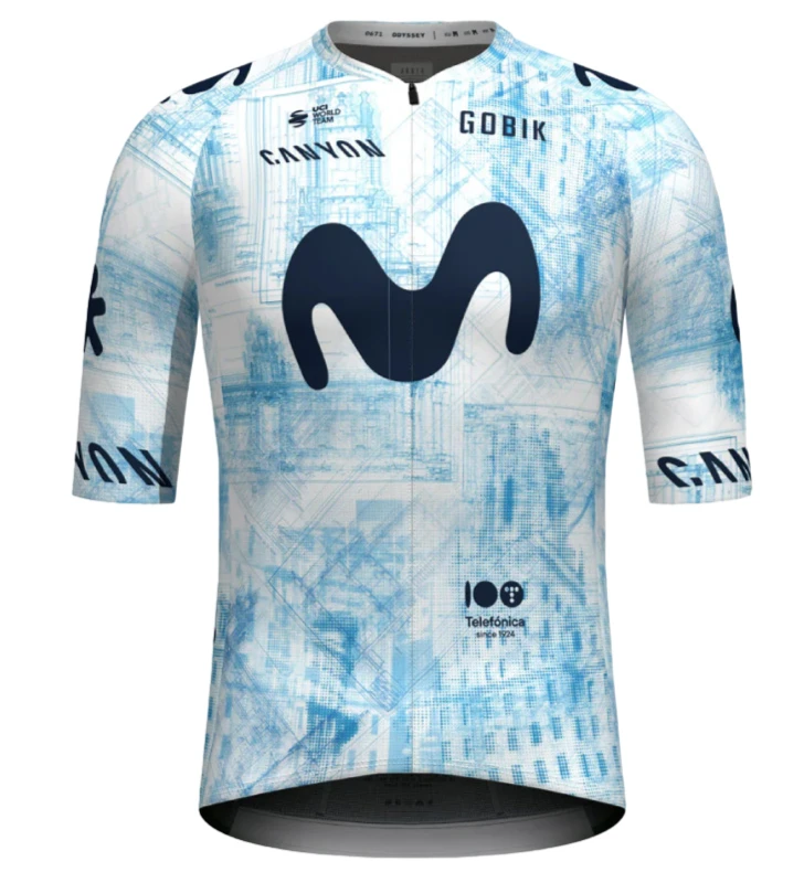 GOBIK Maillot Manga Corta Unisex Infinity Movistar Team Century 24