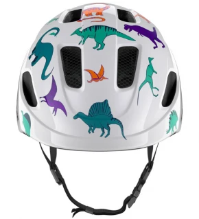 LAZER Capacete Pnut Junior Dinosaurs branco