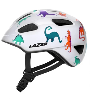 LAZER Capacete Pnut Junior Dinosaurs branco