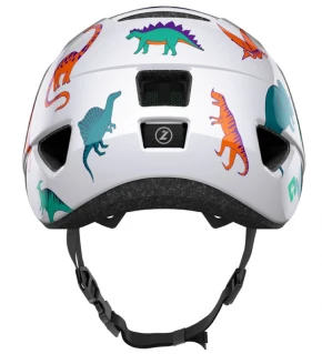 LAZER Casco Pnut Junior Dinosaurios blanco