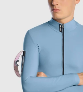 ASSOS Maillot Manga Larga Mille GT 2/3 C2 azul celeste