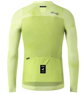 GOBIK Maillot Manga Longo Unisex CX Pro 3.0 Shadow Lime