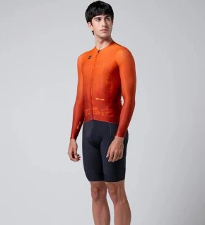 GOBIK Maillot Manga Larga Unisex CX Pro 3.0 Burnt Orange