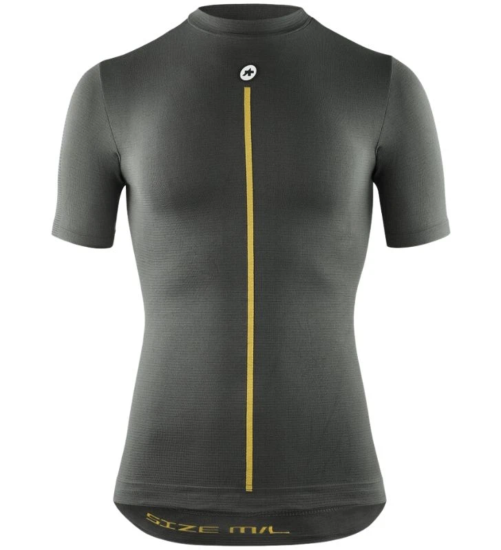 ASSOS Camiseta Térmica Manga Corta 2/3 P1 gris