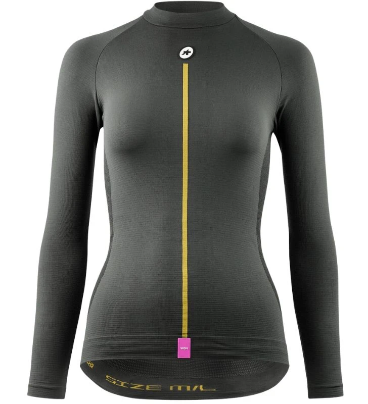 ASSOS Camisola Térmica Mulher Manga Longo 2/3 P1 cinza