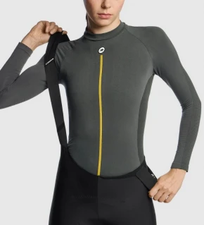 ASSOS Camisola Térmica Mulher Manga Longo 2/3 P1 cinza